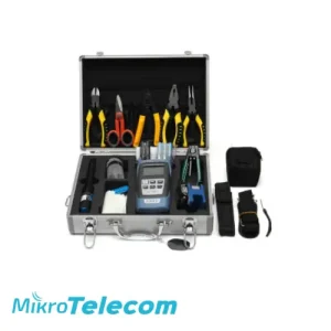خرید جعبه و کیف ابزار فیبر نوری ftth مجموعه 17 عددی ابزار فیبر نوری مدل FTTH 2019