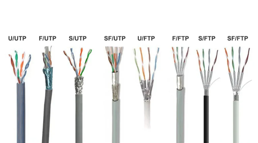 تفاوت کابل UTP، FTP، SFTP و STP